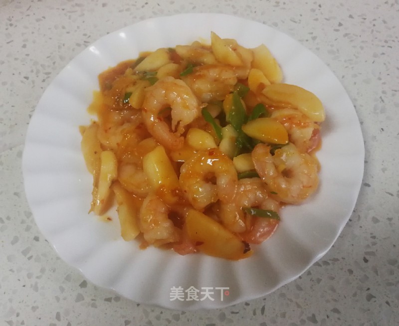 Stir-fried Shrimp with Sweet Chili Sauce recipe