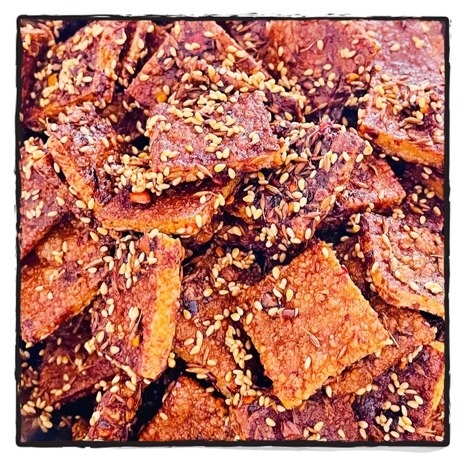 Spicy Dried Tofu with Cumin recipe