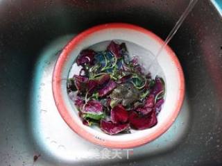 Love The Pink Color-amaranth Fried Rice recipe