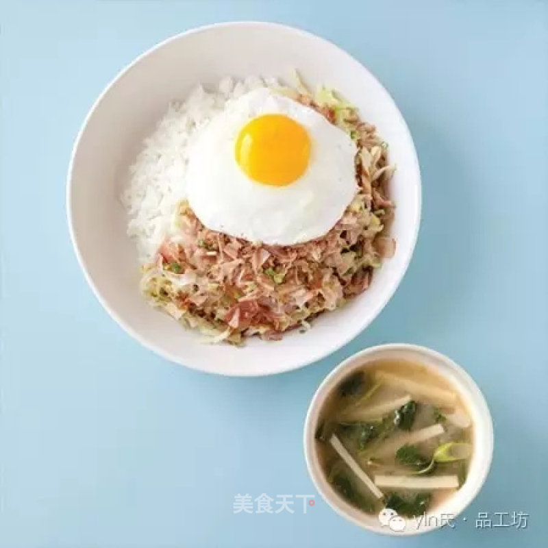 Okonomiyaki Okonomiyaki Rice Bowl recipe