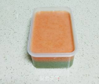 Creative Two-color Vegetable Puree Skin Jelly recipe