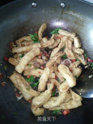 Fried Gluten with Minced Meat recipe