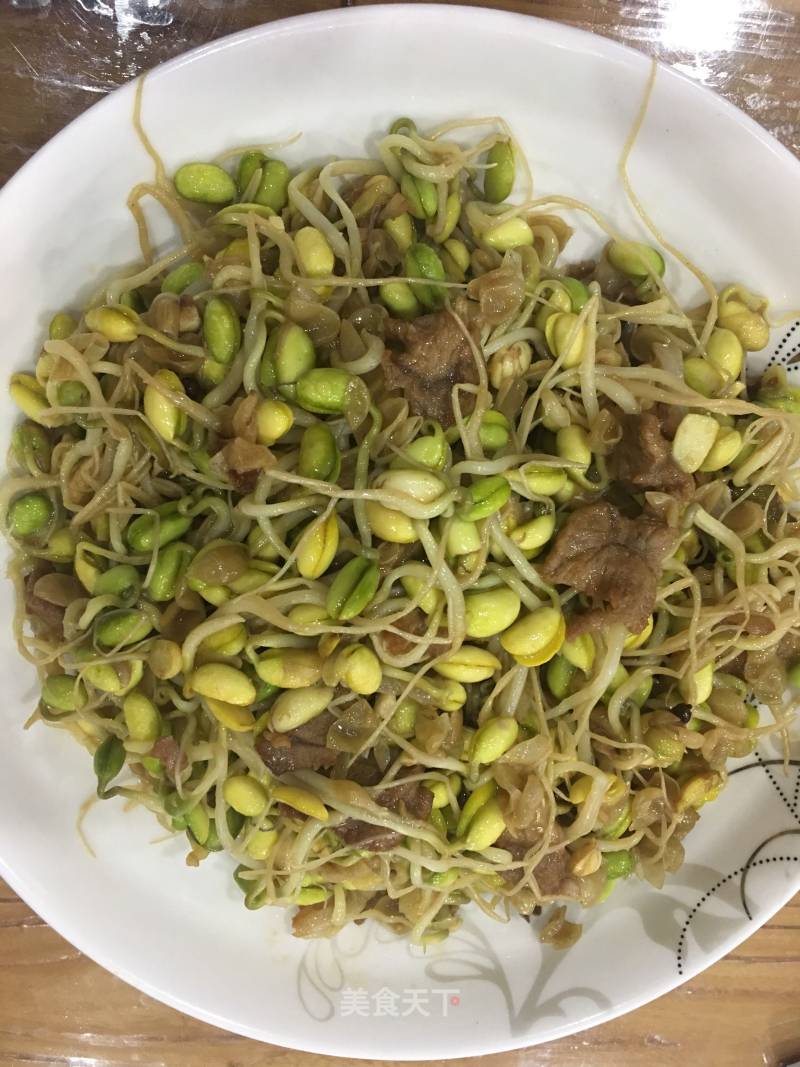 Beef Stir-fried Bean Sprout recipe