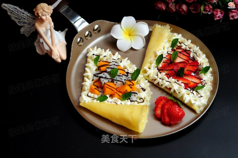 Fruit Crepes recipe