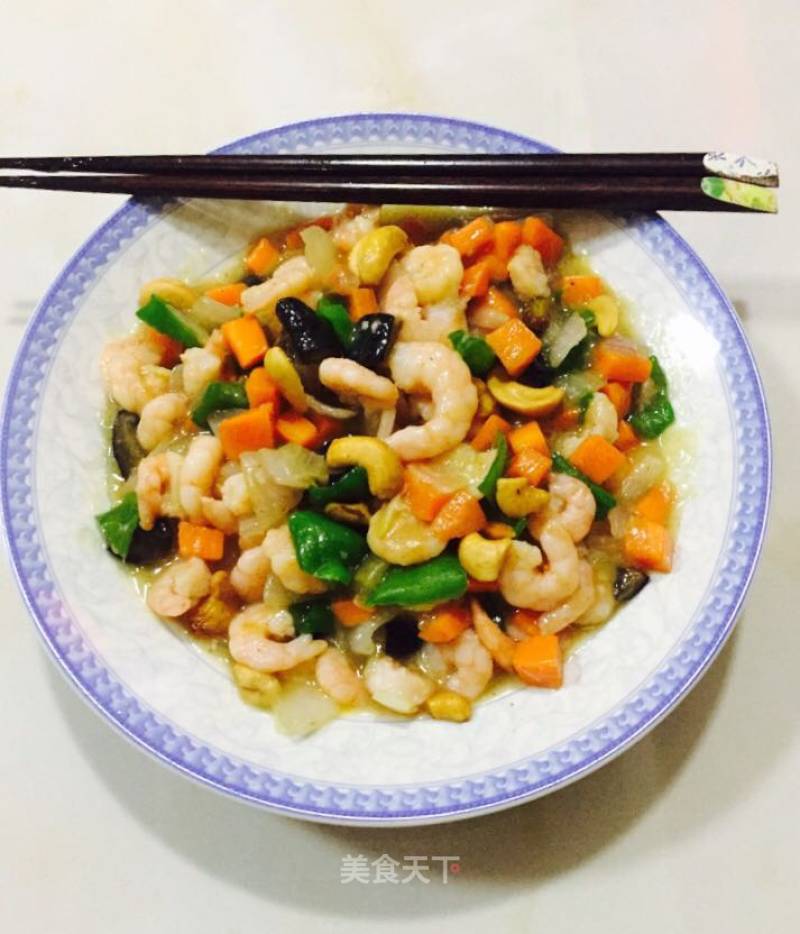 Colorful Cashew Shrimp