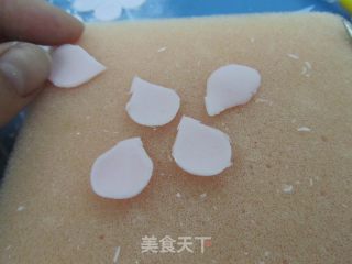 Fondant Cake---peach Blossom recipe