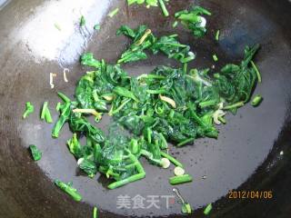 Spinach Haihong Egg Flower Soup recipe