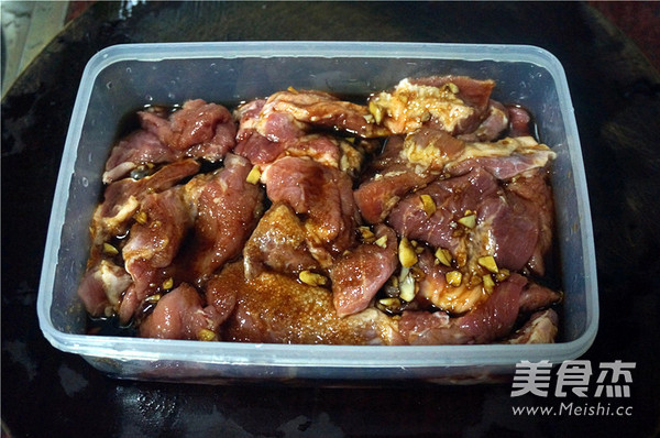 Barbecued Pork Rice with Honey Sauce recipe