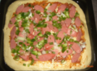 Tuna Sausage Pizza recipe