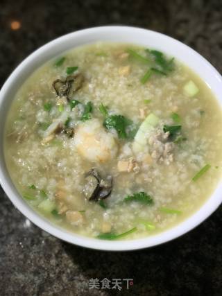 Squid Seafood Porridge recipe