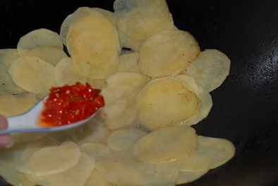 Chopped Pepper Potato Chips recipe