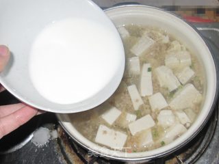 Shepherd's Purse Minced Tofu Soup recipe