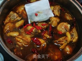 Good Luck and Good Fortune - Spicy Braised Chestnut Chicken recipe