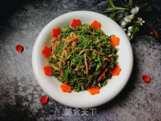 Double Steamed Carrots with Rice and Wormwood recipe