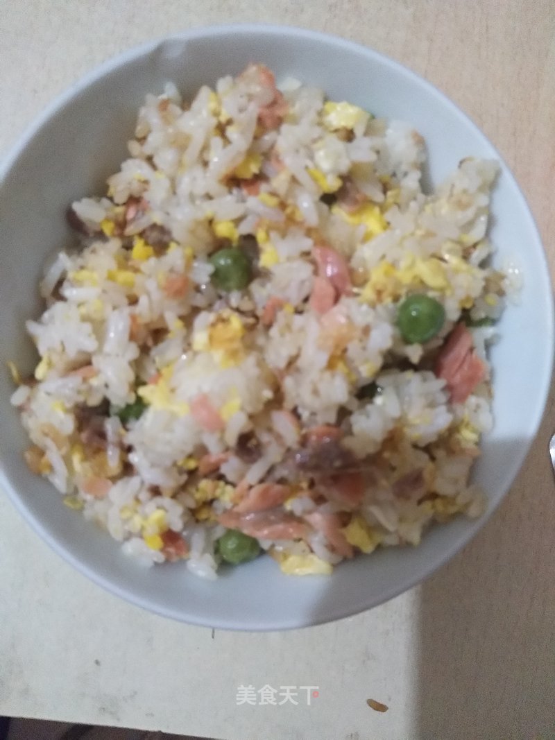 Fried Rice with Salmon Egg recipe