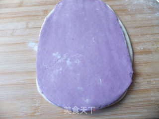 Two-color Purple Sweet Potato Steamed Bun Rolls recipe