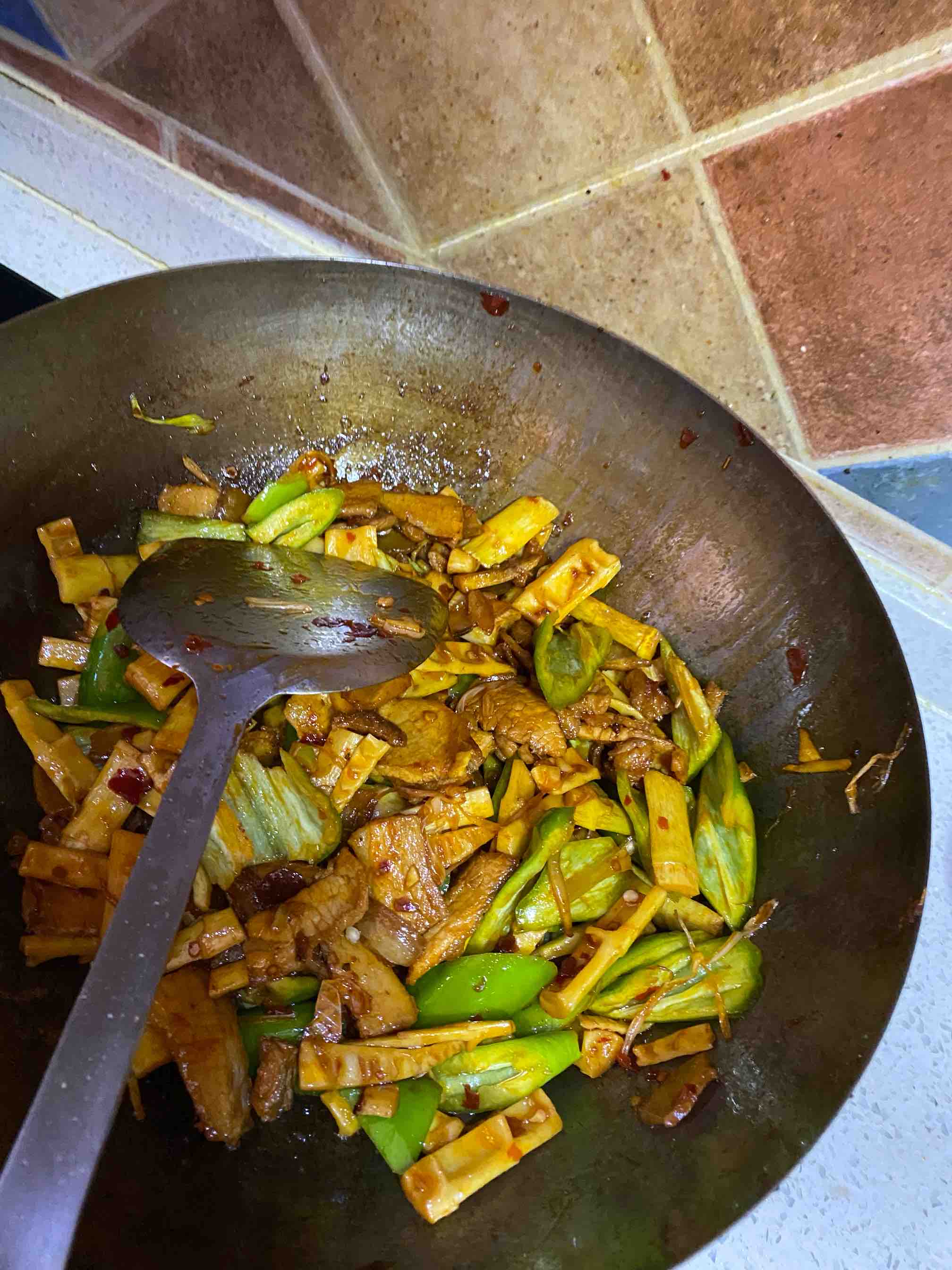 Spring Bamboo Shoots Twice Cooked Pork recipe