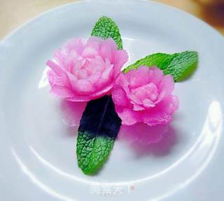 Carving White Radish Flowers recipe