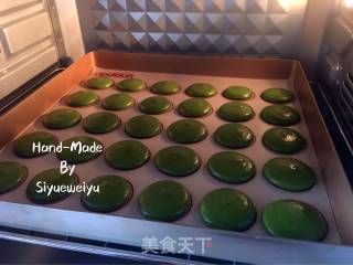 #trust之美# Matcha Macaron recipe