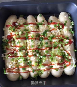 #柏翠大赛# Pork Floss, Scallion and Cheese Steak Buns recipe