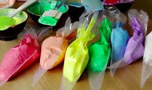 Super Cute and Simple Rainbow Protein Biscuits recipe