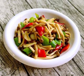 Stir-fried Crab Mushroom recipe