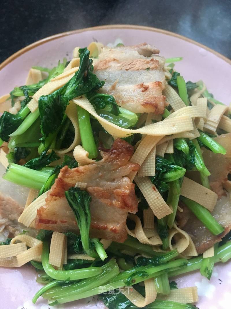 Thousands of Garlic and White Meat Stir-fried Moss recipe