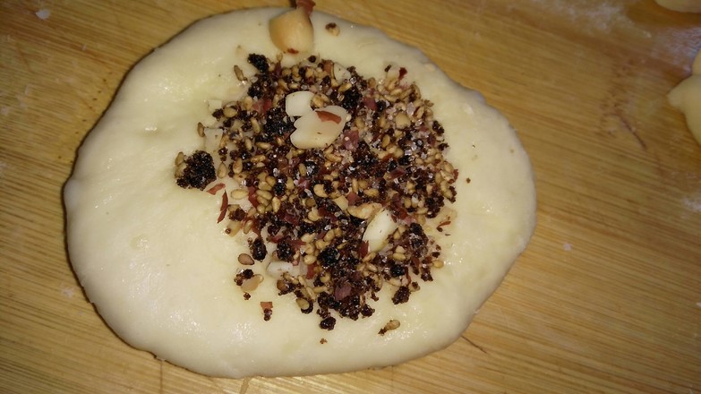 Puff Pastry, Peanut and Sesame Sugar Biscuits recipe