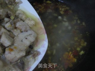 Stewed Tofu with Fish Offal recipe