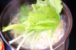 27's Cooking Diary-tofu and Enoki Mushroom Chicken Soup recipe