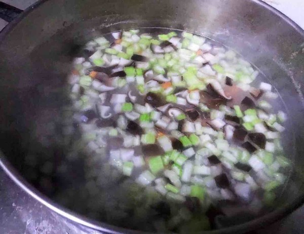 Salmon and Vegetable Porridge recipe