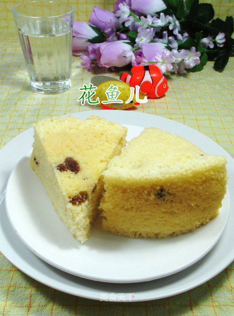 Steamed Raisin Cake recipe