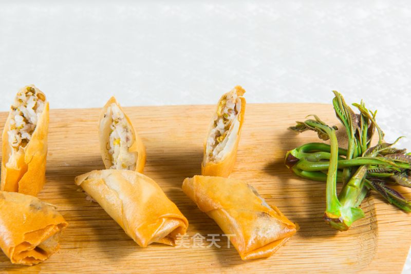 The Taste of Vernal Equinox-toon Spring Rolls recipe