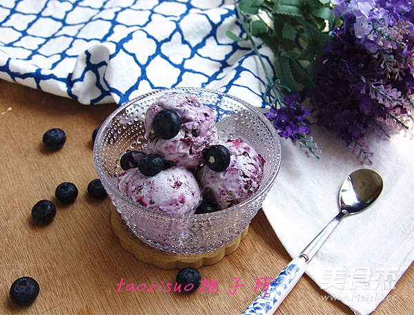 Blueberry Ice Cream recipe