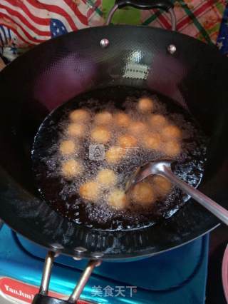 Salted Egg Yolk Potato Meatballs recipe