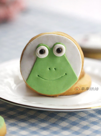 Frog Fondant Cookies recipe