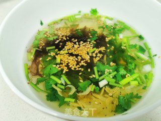 [breakfast Today] Shrimp Wonton + A Piece of Cake recipe