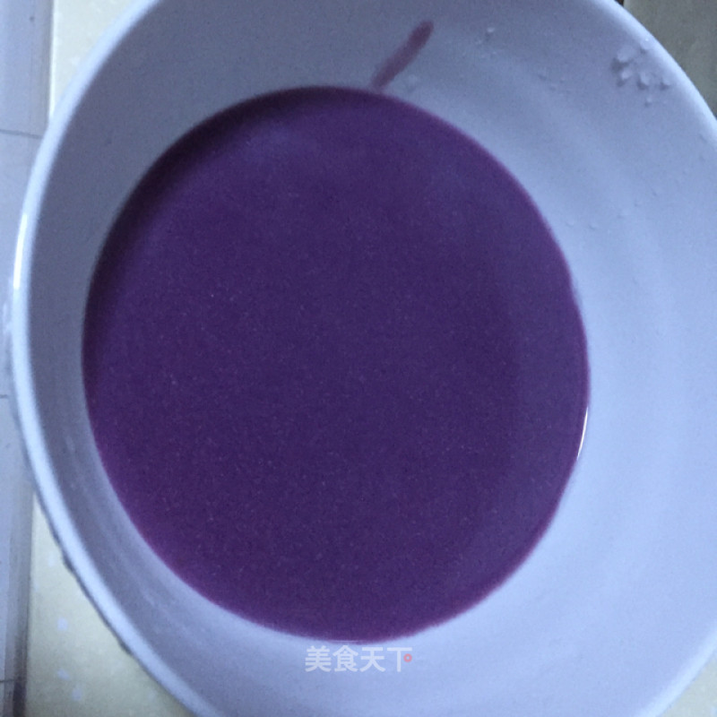 Purple Sweet Potato Soy Milk Soup recipe