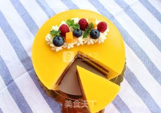 #aca烤明星大赛# Multiple Delicious Temptations-mango Mousse Cake recipe