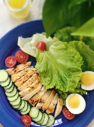 Fitness Diary: Chicken Salad with Vinaigrette