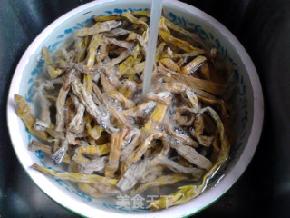 Soaked Dried Bamboo Shoots recipe