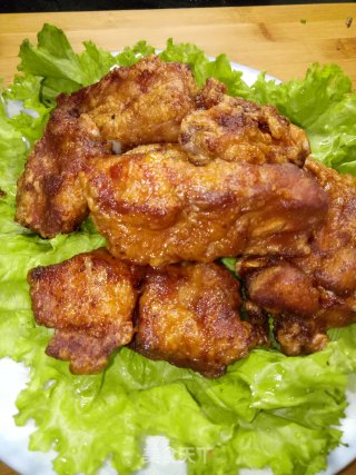 Crispy Fried Pork Ribs recipe