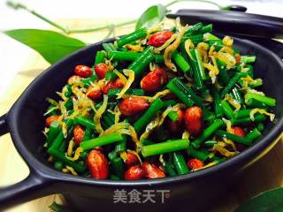 【wenzhou】sea Serpent Mixed with Leek recipe