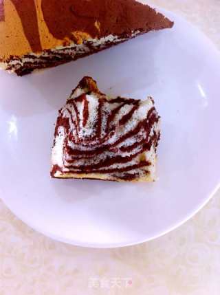 Zebra Print Chiffon Cake recipe