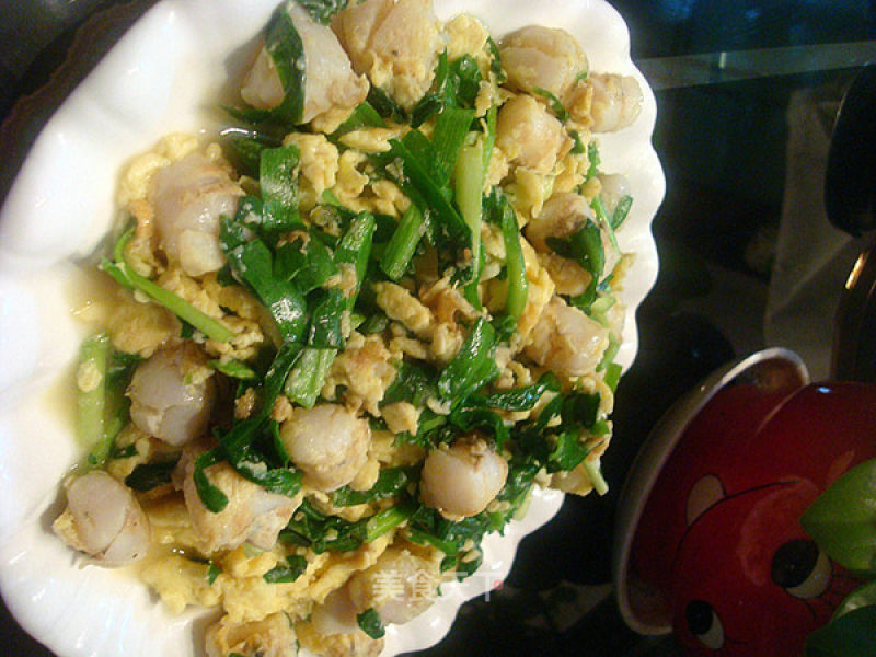 How Can A "fresh" Word Come True-scrambled Eggs with Scallops recipe