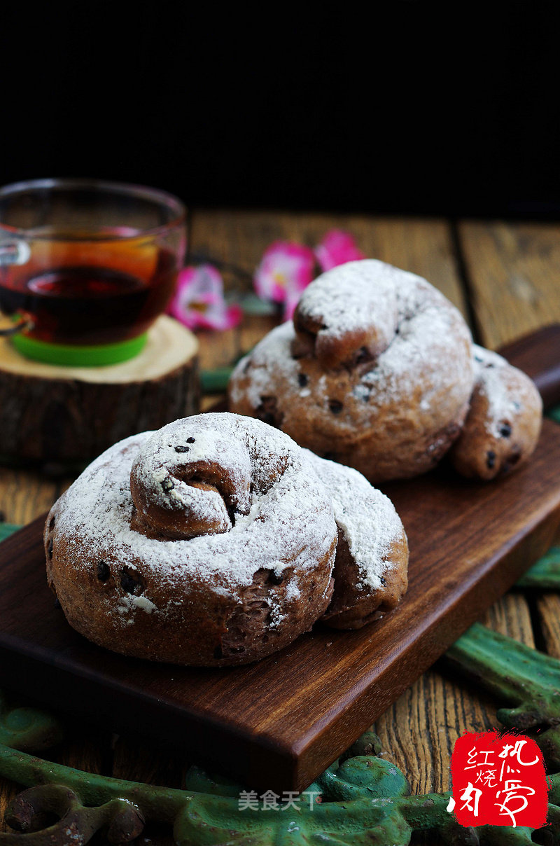 #aca烤明星大赛# Bianbian Bag with Chocolate Filling recipe