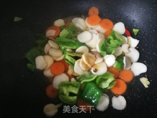 Stir-fried King Pleurotus with Wrinkled Pepper recipe