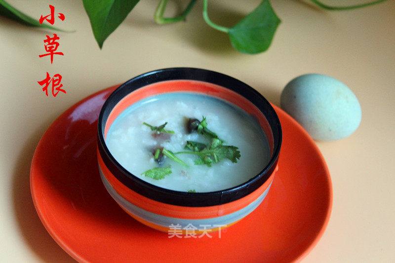 Winter Health Preserved Egg and Lean Meat Porridge recipe