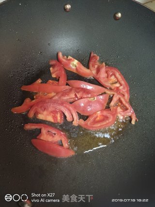 Stir-fried Tomatoes and Bloom at Night recipe