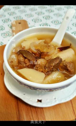 Lamb Stew with Peach Gum and Yam recipe